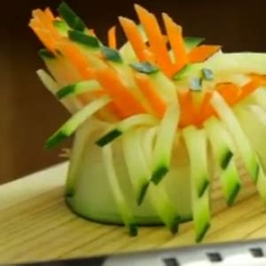 pinwheel-vegetable-garnish-recipe-make-sushi image
