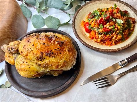 recipe-italian-roast-chicken-with-pearl-barley-risotto image