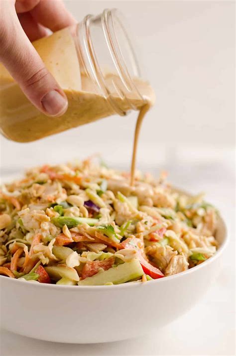 thai-peanut-chicken-crunch-slaw-salad-the-creative image