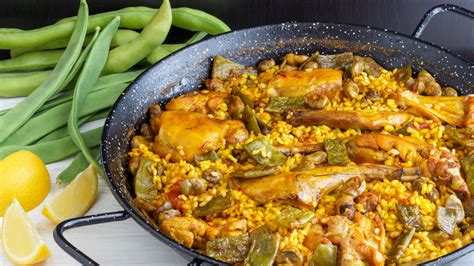 easy-paella-valenciana-spanish-food-recipe-youtube image