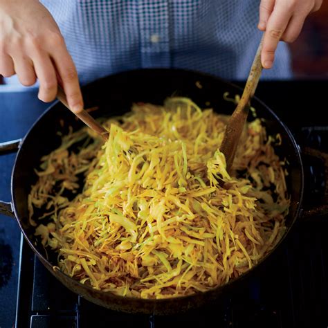 sauted-cabbage-with-cumin-seeds-and-turmeric-food image