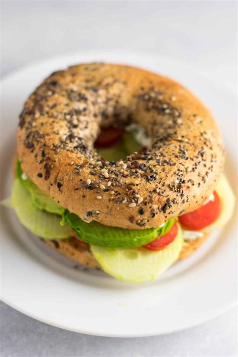 everything-bagel-veggie-sandwiches-with-garlic-dill image