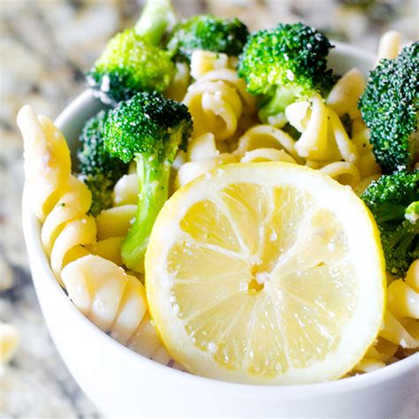 easy-broccoli-lemon-pasta-salad-recipe-mayo-free image