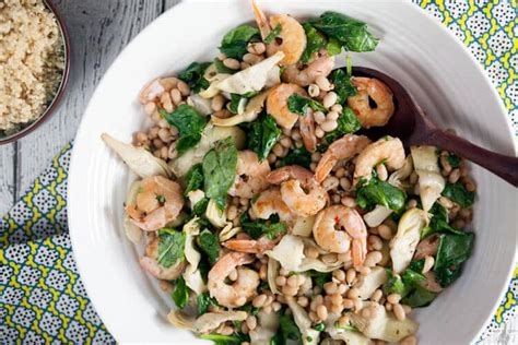 15-minute-sauted-shrimp-with-artichokes-healthy-delicious image
