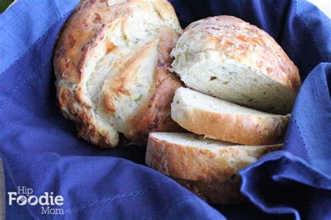 cheddar-cheese-chive-bread-hip-foodie-mom image