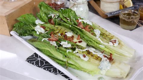 grilled-romaine-salad-with-creamy-blue-cheese-dressing image