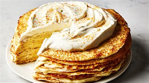 crepe-cake-with-whipped-cream-recipe-bon-apptit image