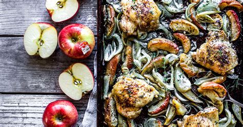 chicken-and-apple-sheet-pan-meal-superfresh-growers image
