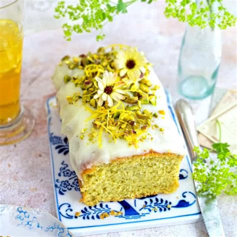 lemon-courgette-cake-with-cream-cheese-glaze image
