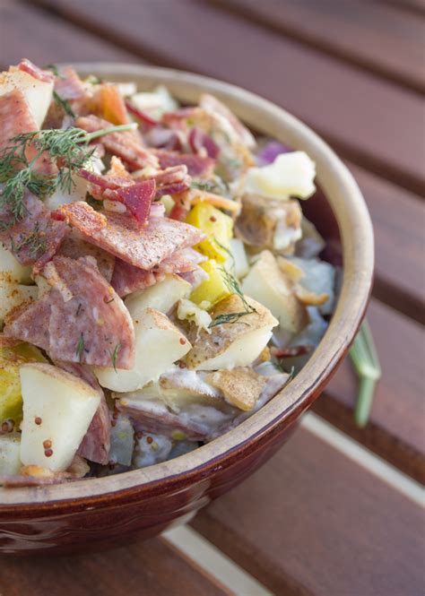 meaty-dill-pickle-potato-salad-recipe-sofabfood image