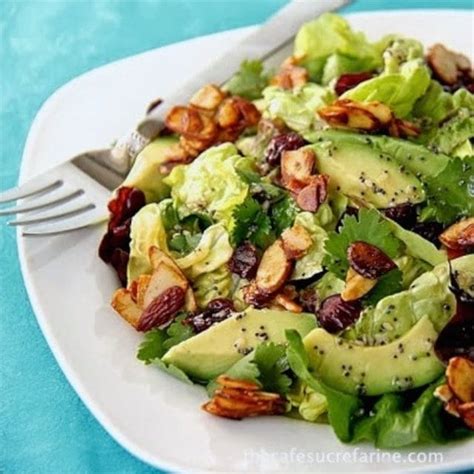 cranberry-avocado-salad-with-sweet-white-balsamic image