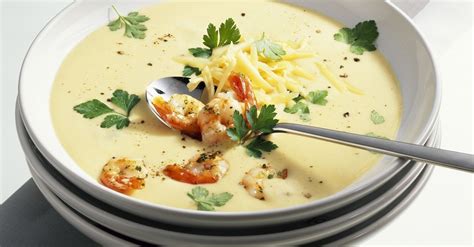 creamy-cheese-soup-with-shrimp-recipe-eat-smarter image