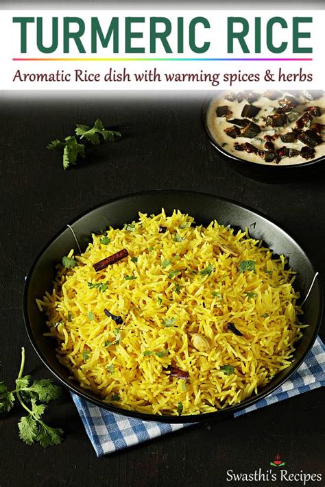 turmeric-rice-recipe-indian-yellow-rice-swasthis image