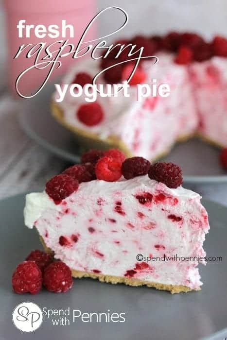 fresh-raspberry-yogurt-pie-spend-with-pennies image