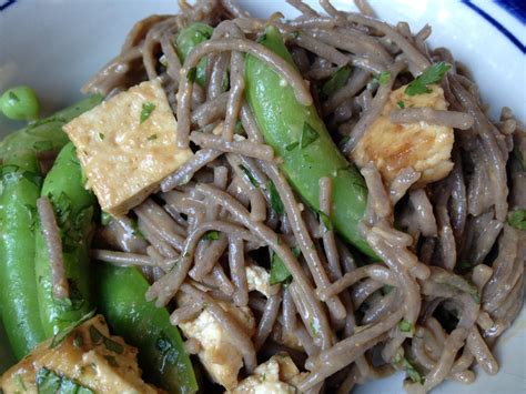 soba-noodles-with-sugar-snap-peas-and-cashew-sauce image