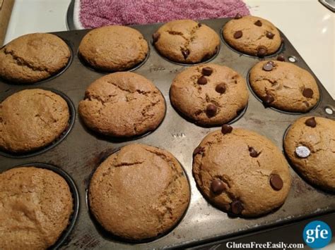 gluten-free-peanut-butter-muffins-with-chocolate-chips image