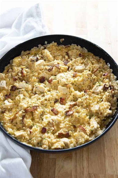bacon-ranch-one-pot-chicken-and-rice-the-salty image