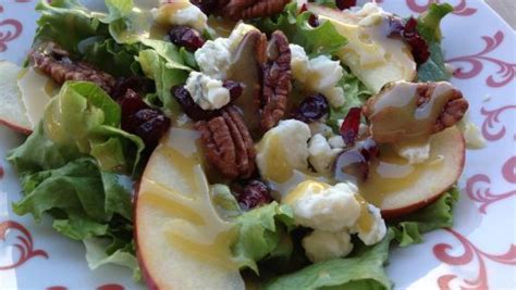 apple-pecan-and-blue-cheese-salad-with-dried-cherries image