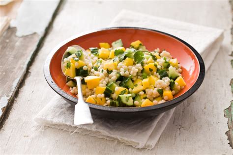 israeli-couscous-with-mango-and-cucumber-relish image