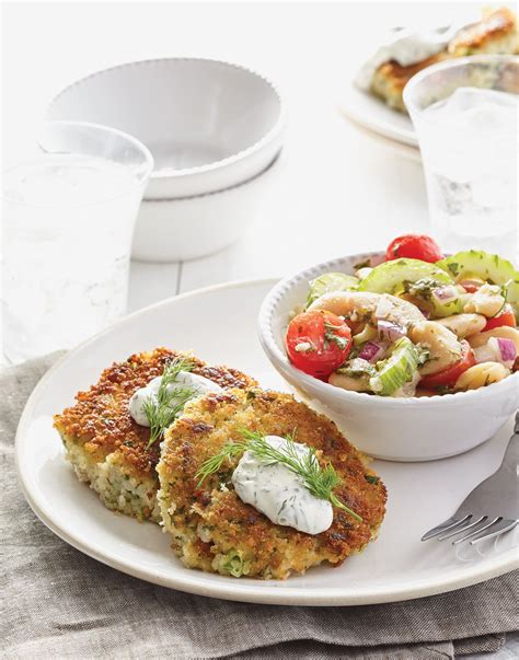 fish-cakes-with-herbed-mayo-recipe-cuisine-at-home image