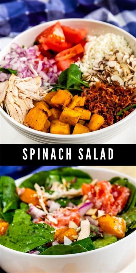 spinach-salad-with-butternut-squash-easy-good image