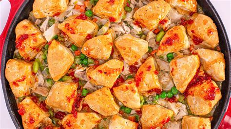 skillet-chicken-and-biscuits-with-hot-honey-rachael-ray image