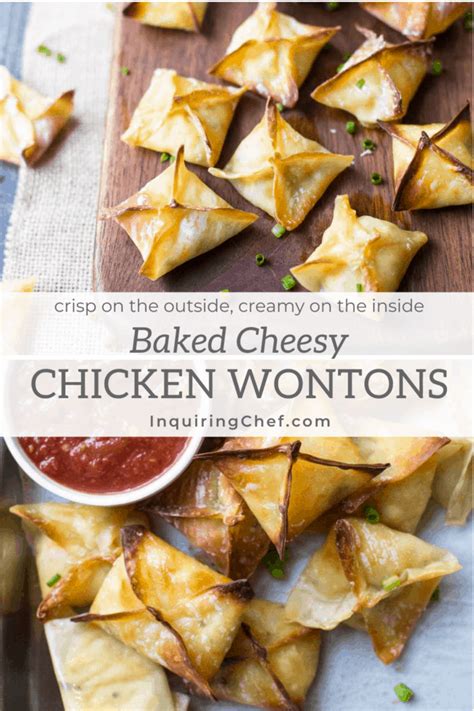 baked-cheesy-chicken-wontons-inquiring-chef image