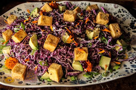 sesame-cabbage-salad-with-crispy-tofu-heather image