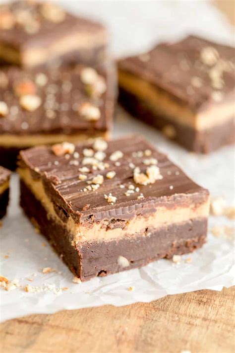 peanut-butter-fudge-brownies-greens-chocolate image