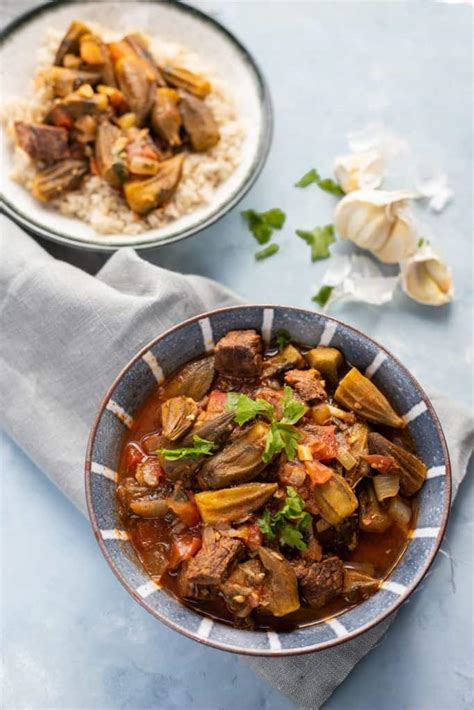 bamia-بامية-middle-eastern-okra-and-meat-stew image