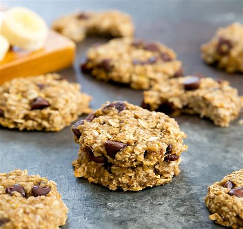 2-ingredient-banana-oatmeal-cookies-kirbies-cravings image