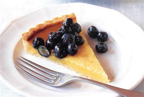 lemon-tart-with-blueberries-leites-culinaria image