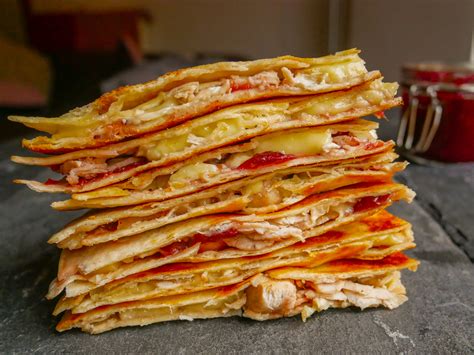 leftover-turkey-brie-and-cranberry-quesadillas-the image