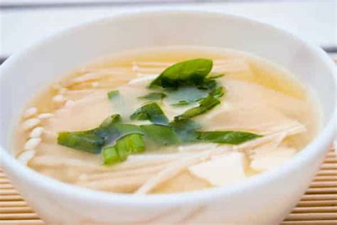 miso-soup-with-tofu-and-enoki-mushroom-salu-salo image