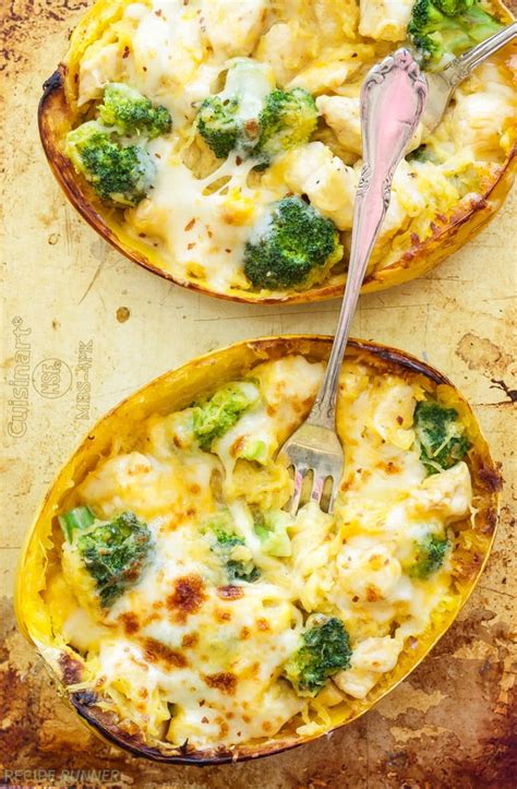 cheesy-chicken-and-broccoli-stuffed-spaghetti-squash image