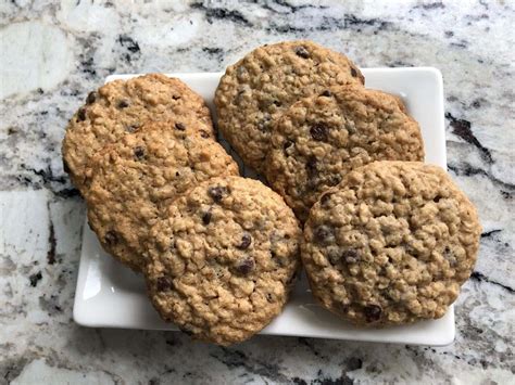 healthy-oatmeal-chocolate-chip-cookies-fit-foodie image