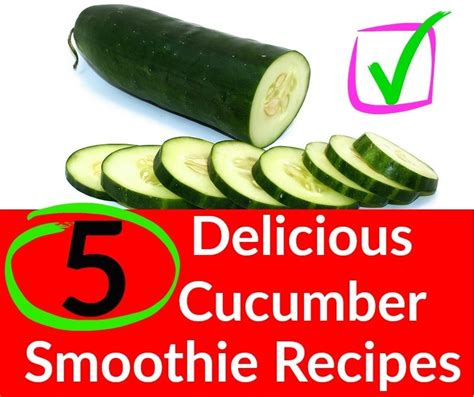5-delicious-cucumber-smoothie-recipes-the-healthy image