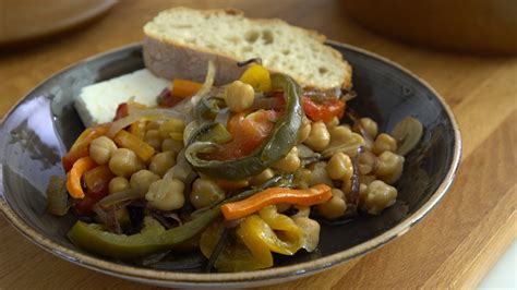 chickpeas-baked-with-vegetables-herbs-and-honey image