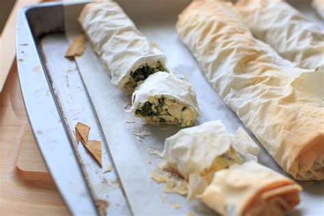 spinach-phyllo-roll-ups-easy-appetizer-or-party-finger-food image