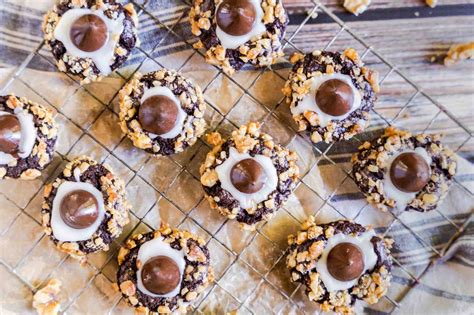 chocolate-thumbprint-cookie-recipe-with-hersheys image