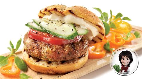 greek-style-chicken-burgers-iga-recipe-jose-di-stasio image