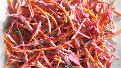 candy-stripe-beet-and-carrot-slaw-recipe-bon-apptit image