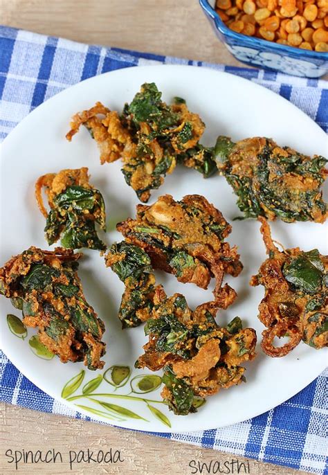 palak-pakoda-recipe-spinach-pakora-swasthis image