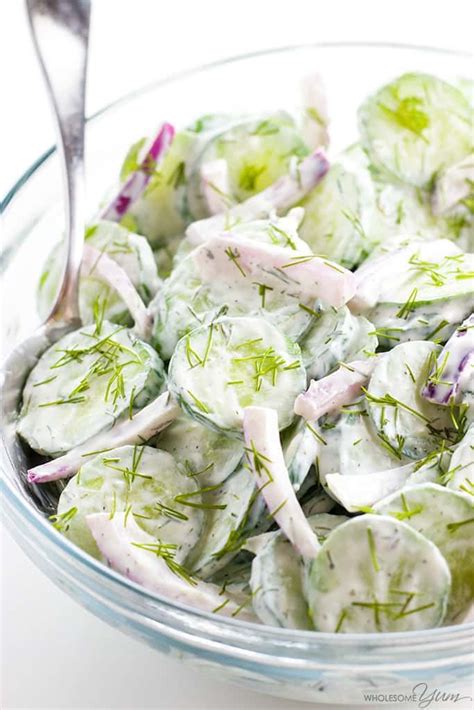 creamy-cucumber-salad-10-minutes image