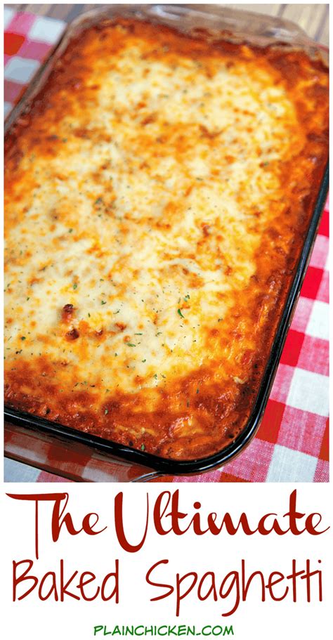 the-ultimate-baked-spaghetti-plain-chicken image