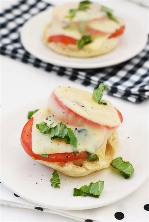 toasted-tomato-basil-english-muffins-savvy-saving image