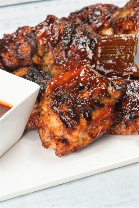 grilled-chicken-with-homemade-bbq-sauce-noshing image