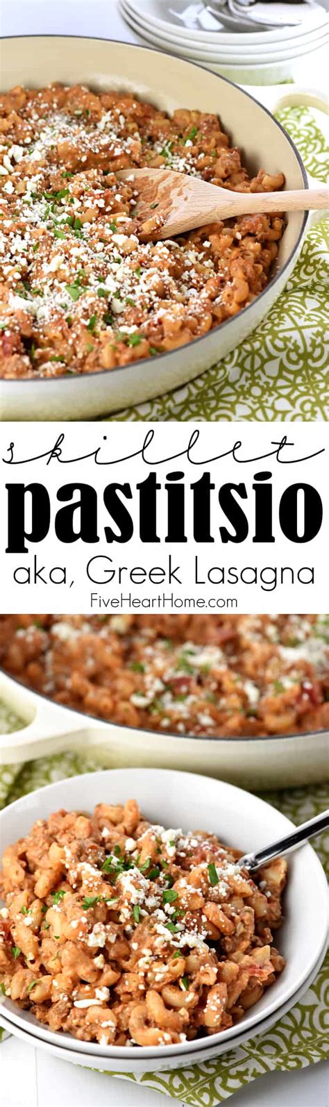 quick-easy-skillet-easy-pastitsio-recipe-30-minute-meal image