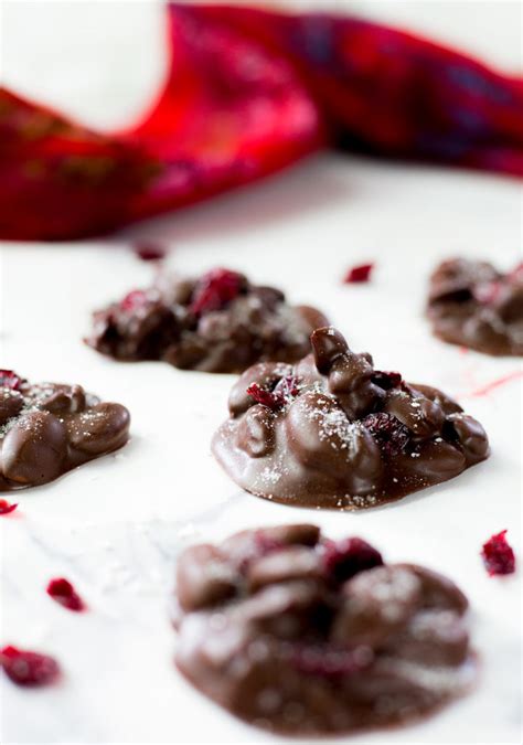 chocolate-almond-cranberry-clusters-love-food image