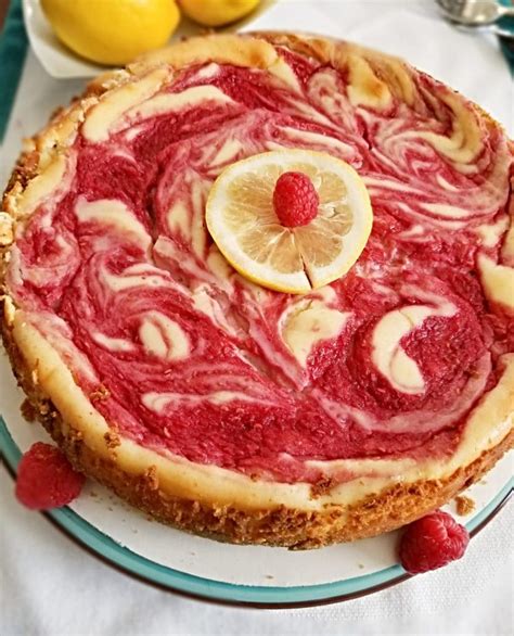 baked-raspberry-cheesecake-recipe-my-heavenly image